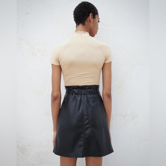 Nanushka western faux leather mini skirt size medium - Picture 6 of 14